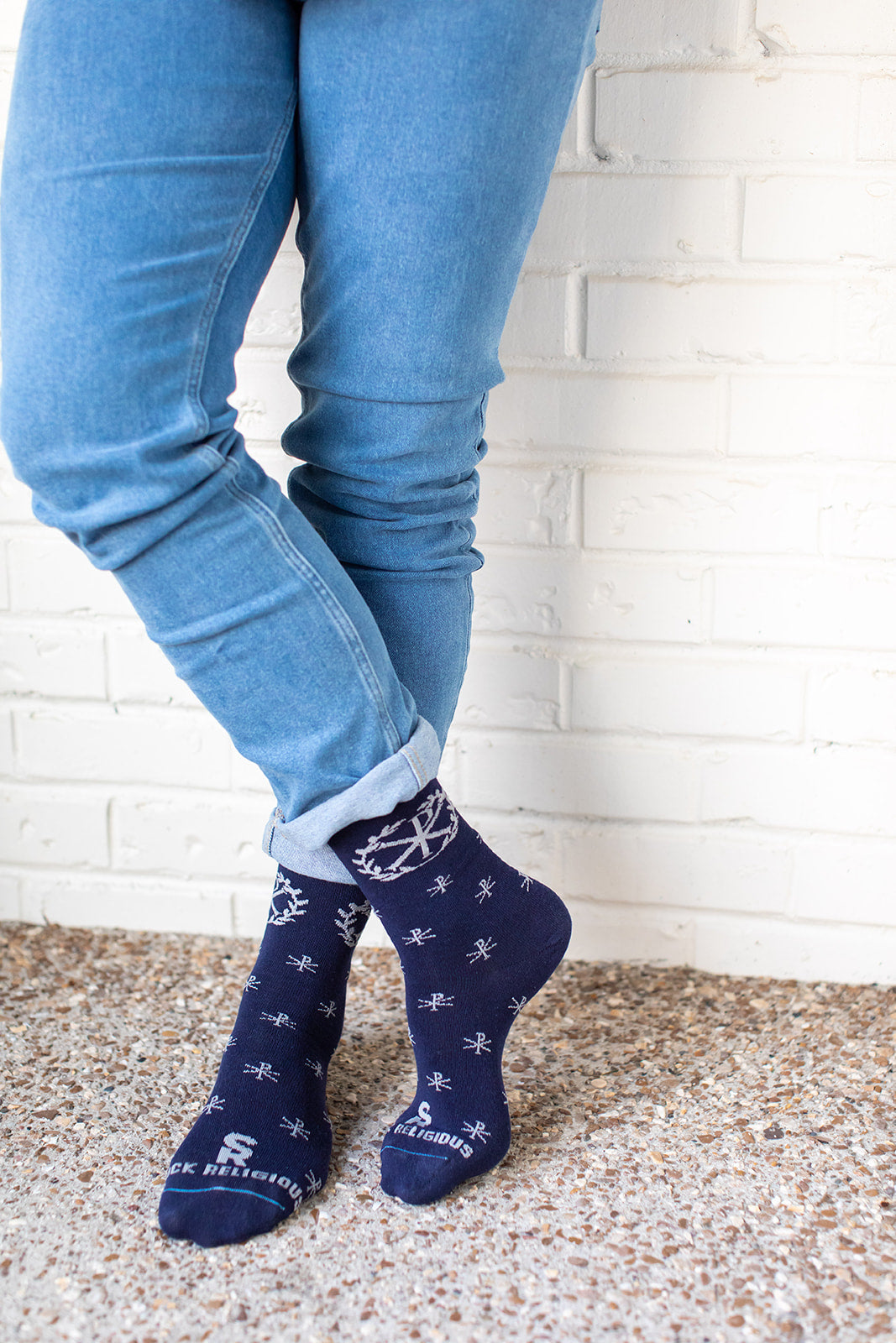 Chi Rho Adult Socks