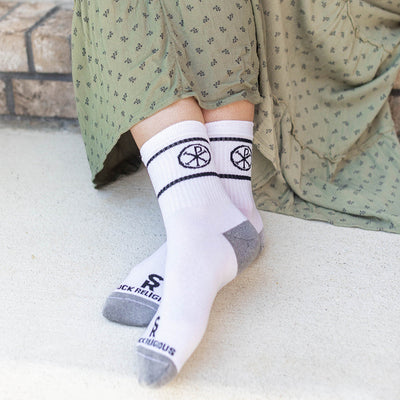Chi Rho Adult Crew Socks