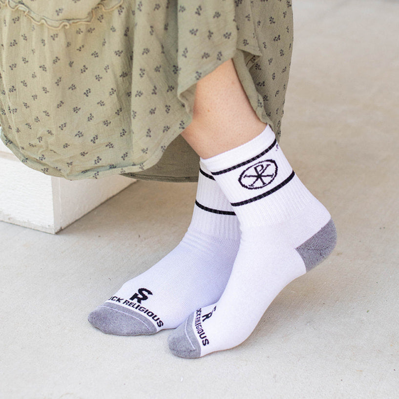 Chi Rho Adult Crew Socks