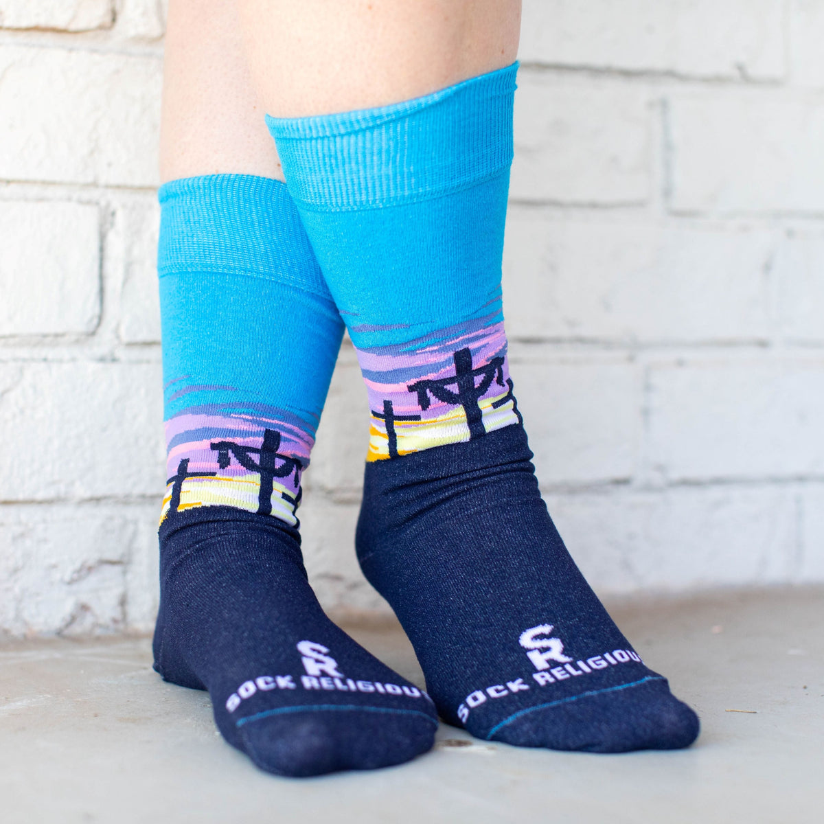 Easter Sunrise Adult XL Socks