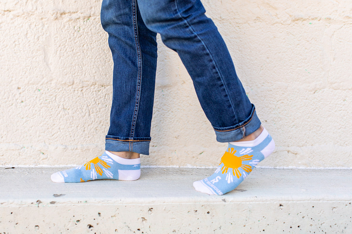 Our Lady of Fatima No Show Socks