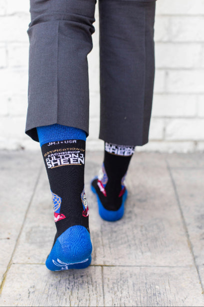 Official Beatification of Fulton Sheen Adult Socks