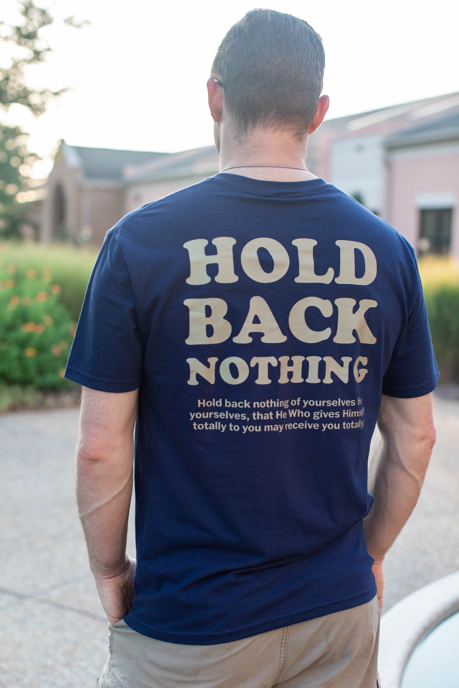 Hold Back Nothing - St. Francis of Assisi Adult T-Shirt