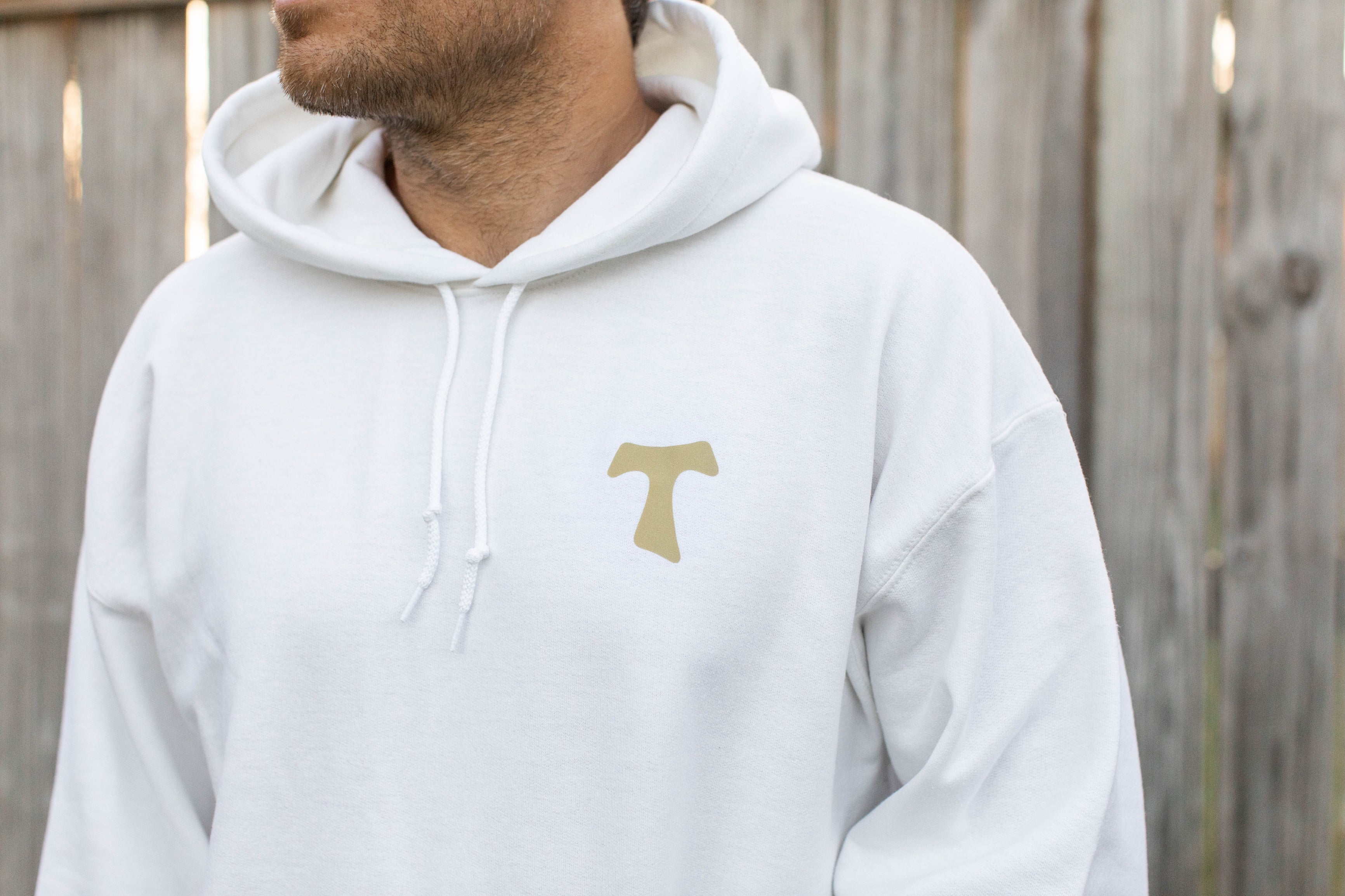 Tau - St. Francis of Assisi Hooded Sweatshirt