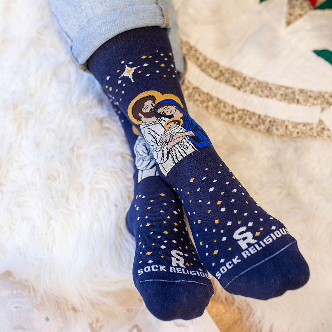 Holy Family Adult Socks