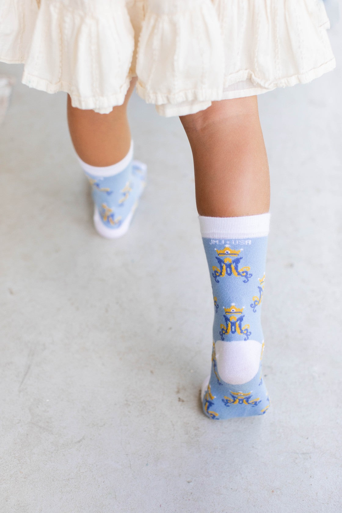 Marian Monogram Kids Socks