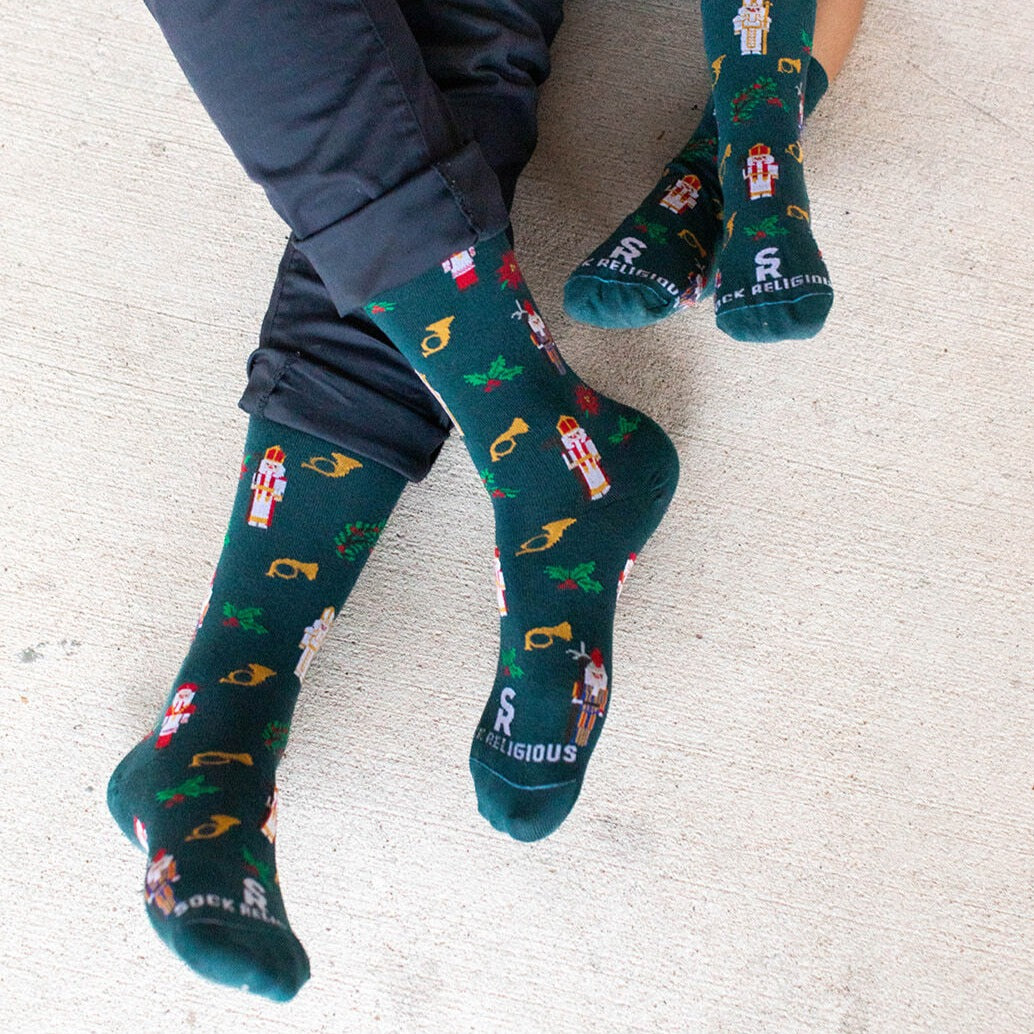 Holy Nutcracker Adult XL Socks