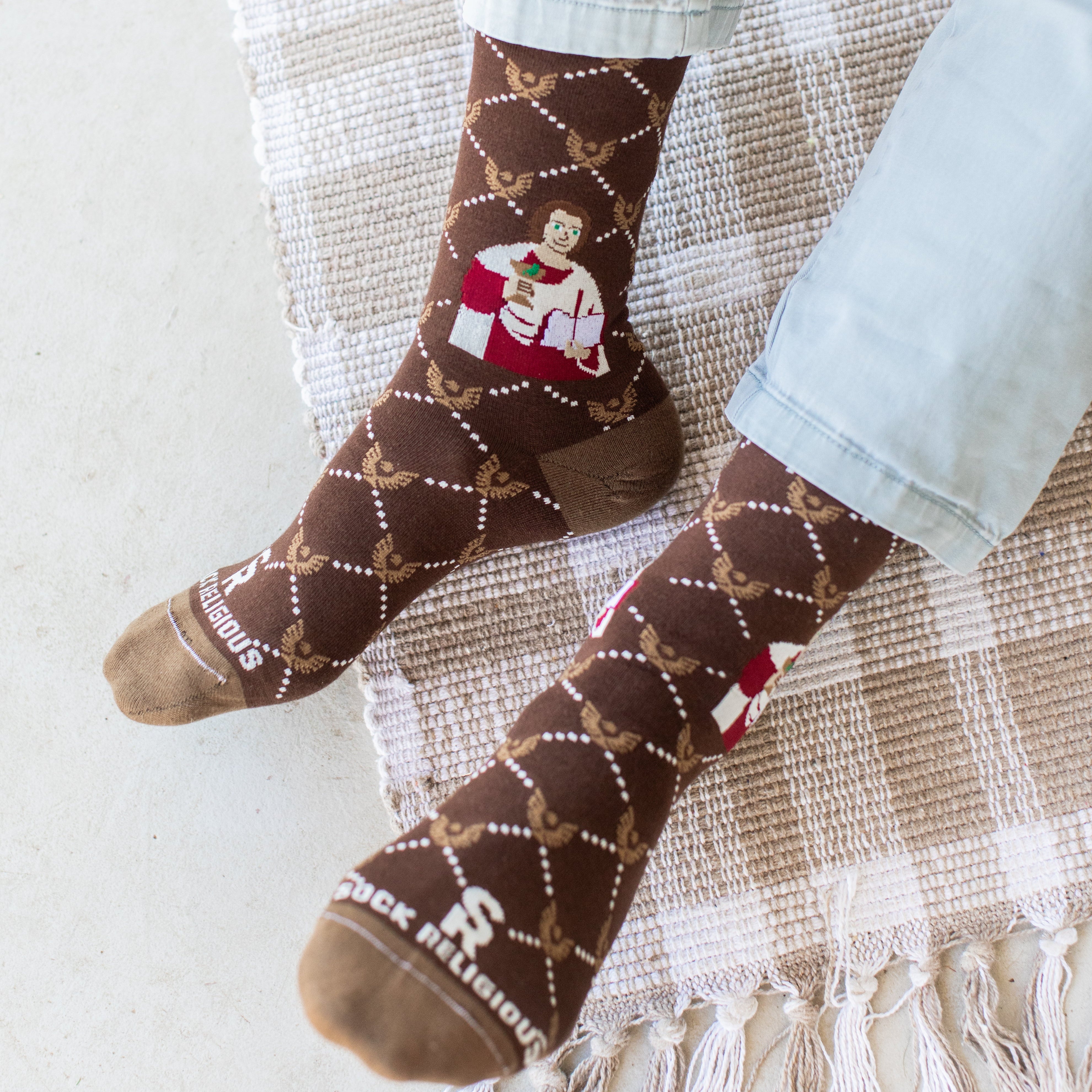 St. John the Evangelist Adult Socks
