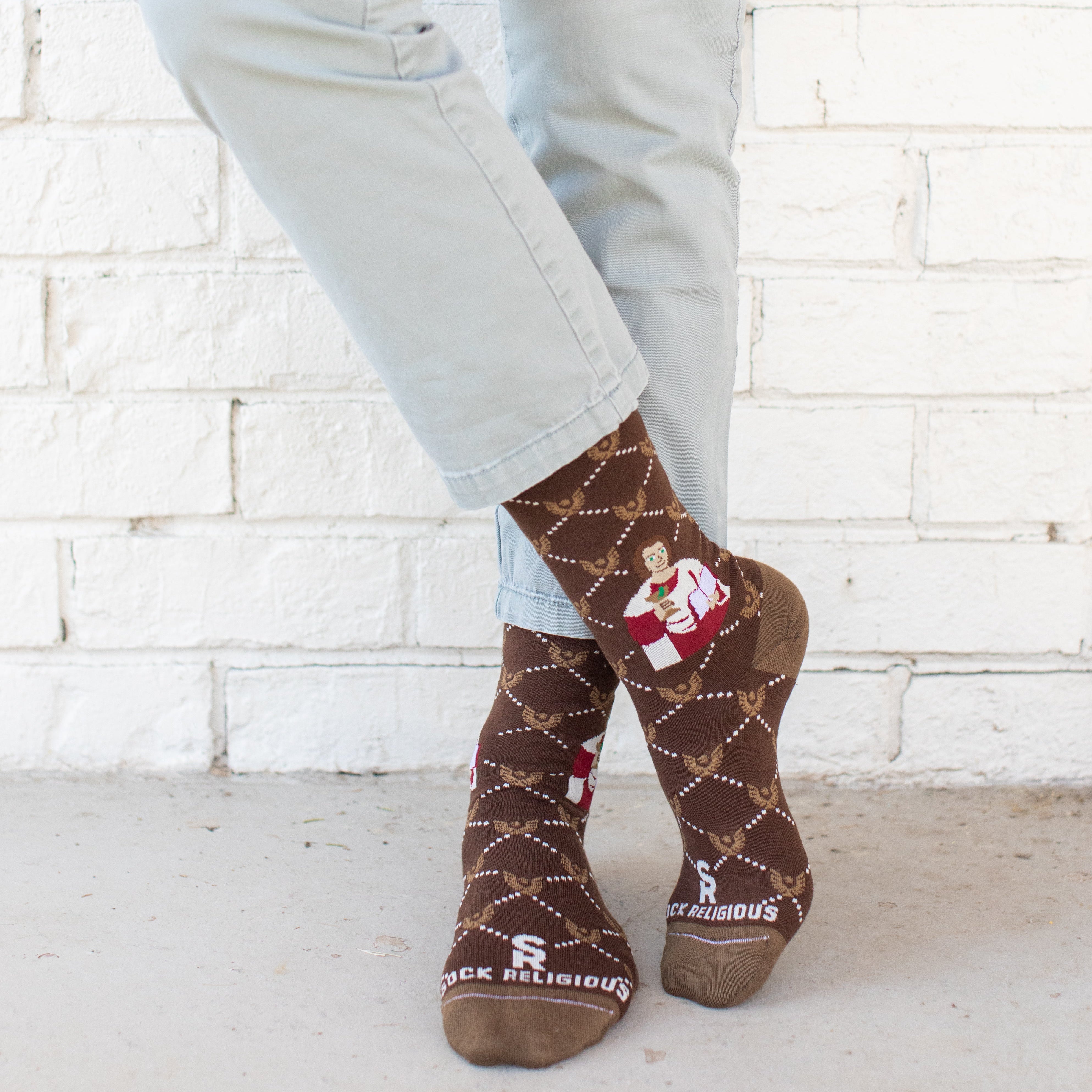 St. John the Evangelist Adult Socks