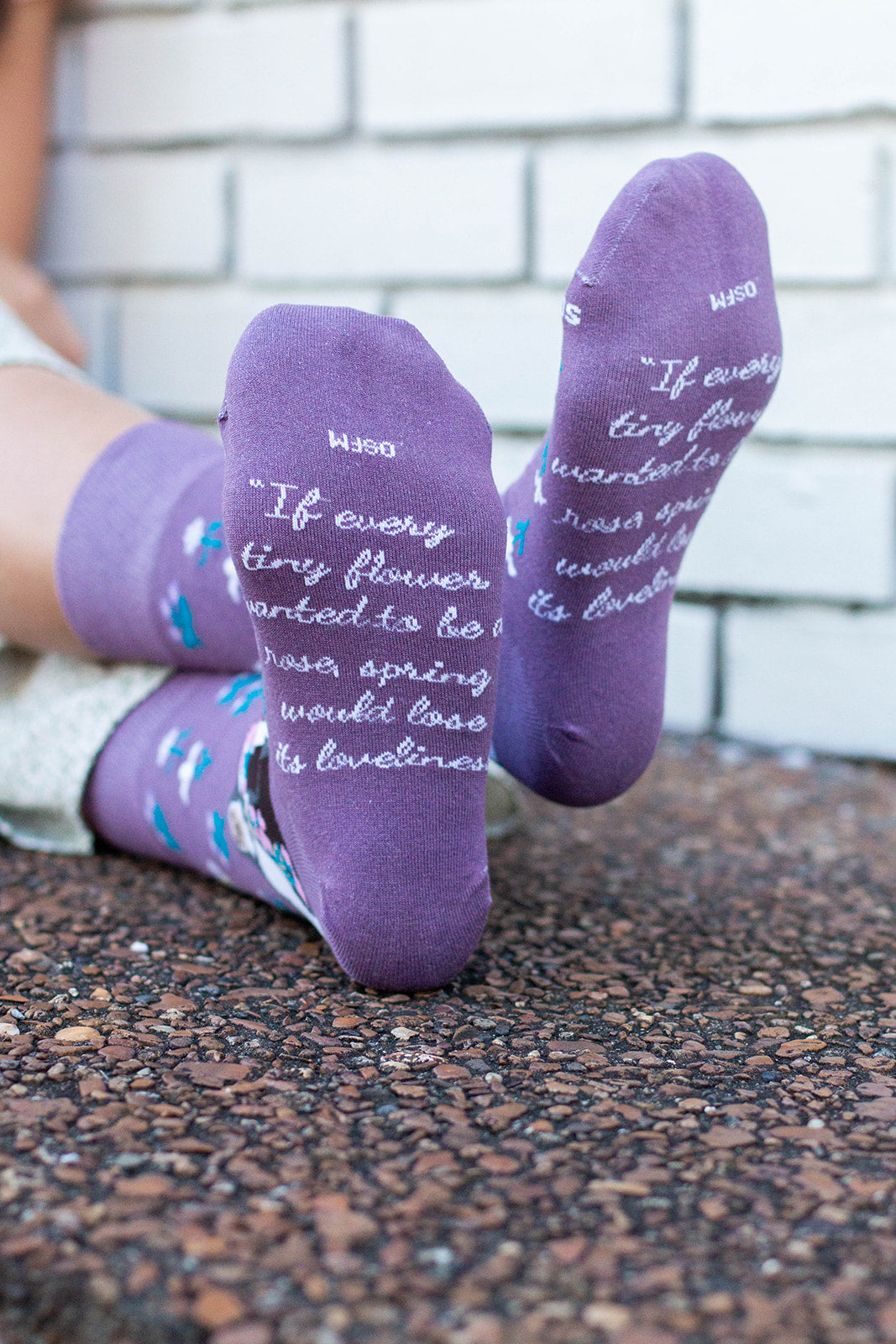 St. Therese Wildflowers Adult Socks