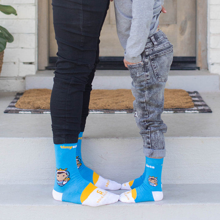 Mary, Blessed Mother Kids Socks in collaboration with Tiny Saints