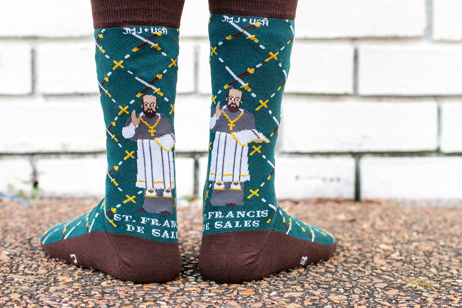 St. Francis de Sales Adult Socks