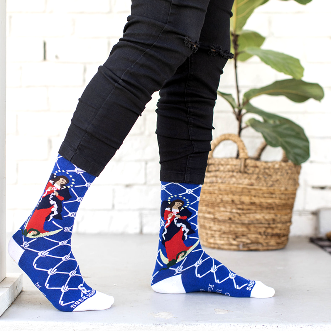 Our Lady Undoer of Knots Adult Socks