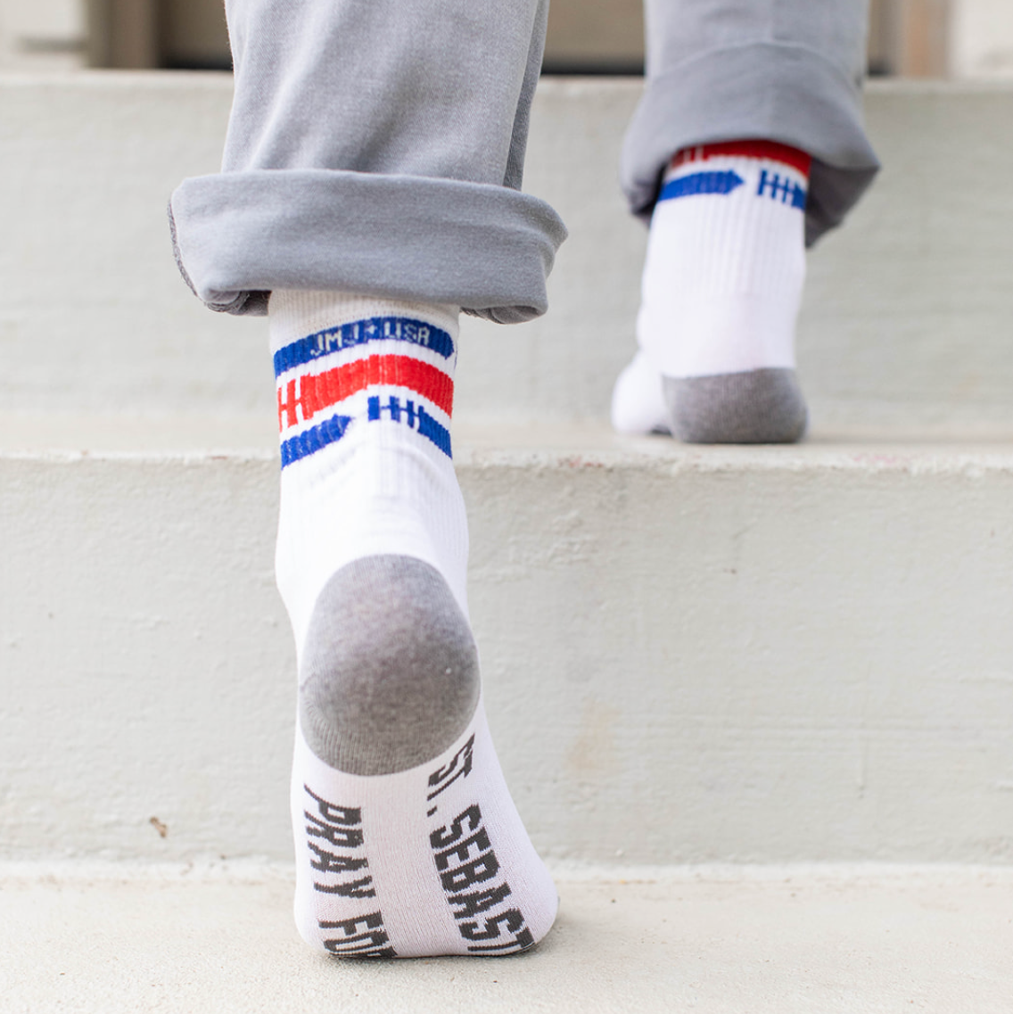 St. Sebastian - Patron of Athletes Adult Crew Socks