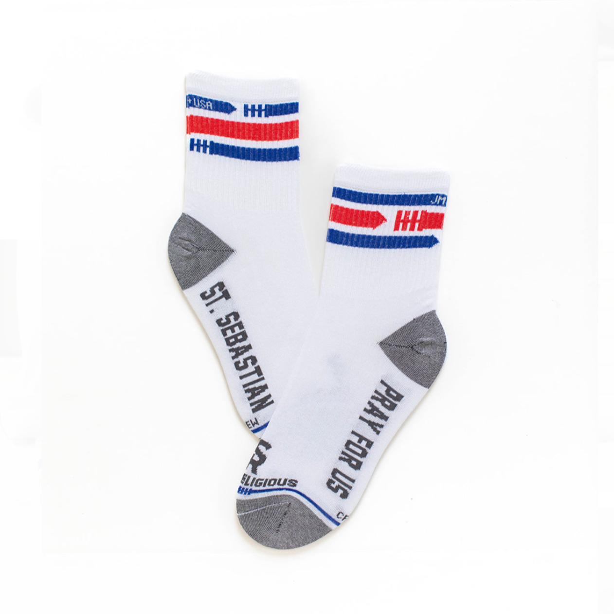 St. Sebastian - Patron of Athletes Adult Crew Socks