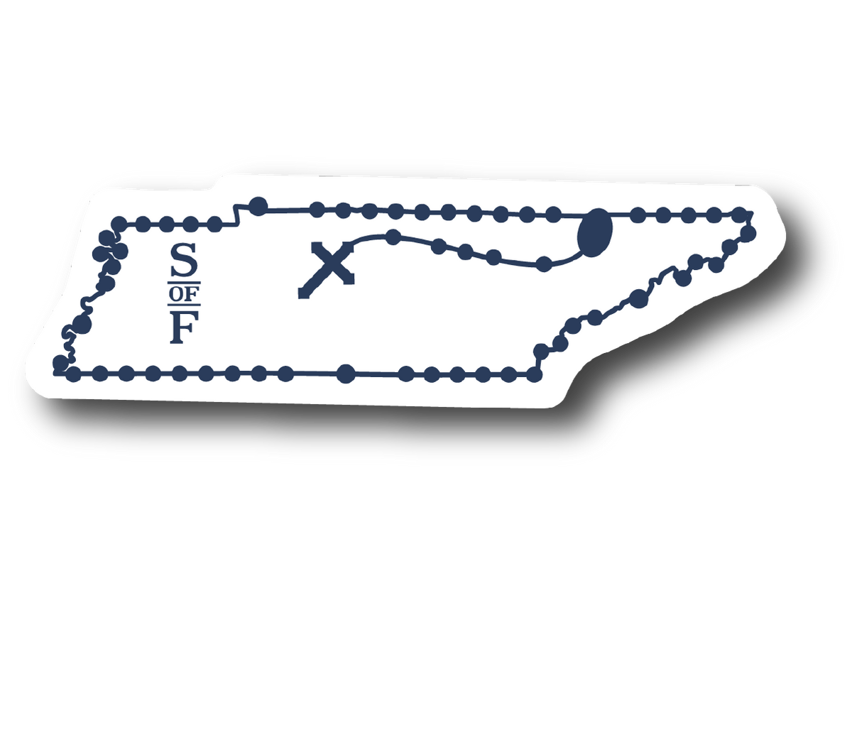 Tennessee Catholic Rosary Sticker