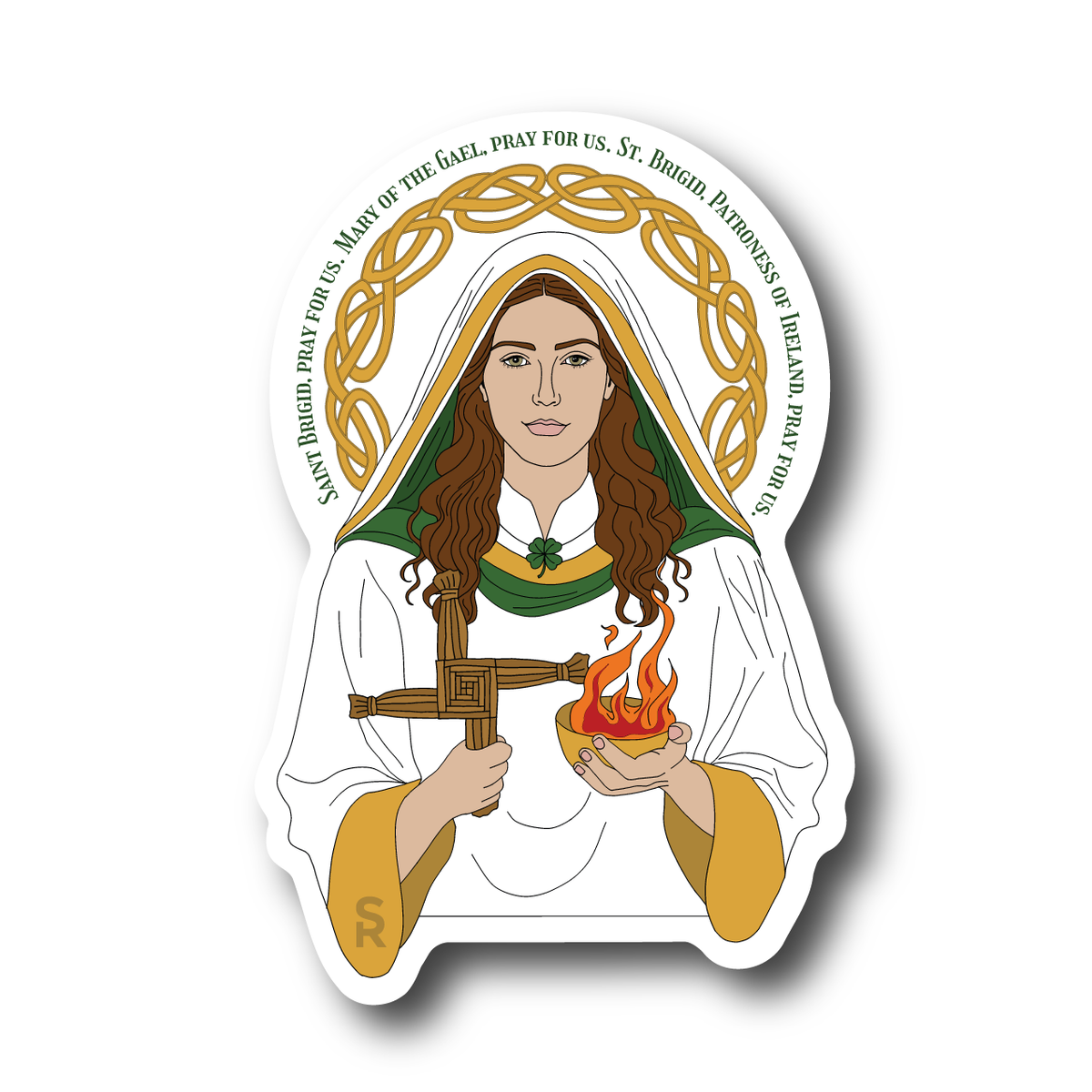 St. Brigid of Ireland Sticker
