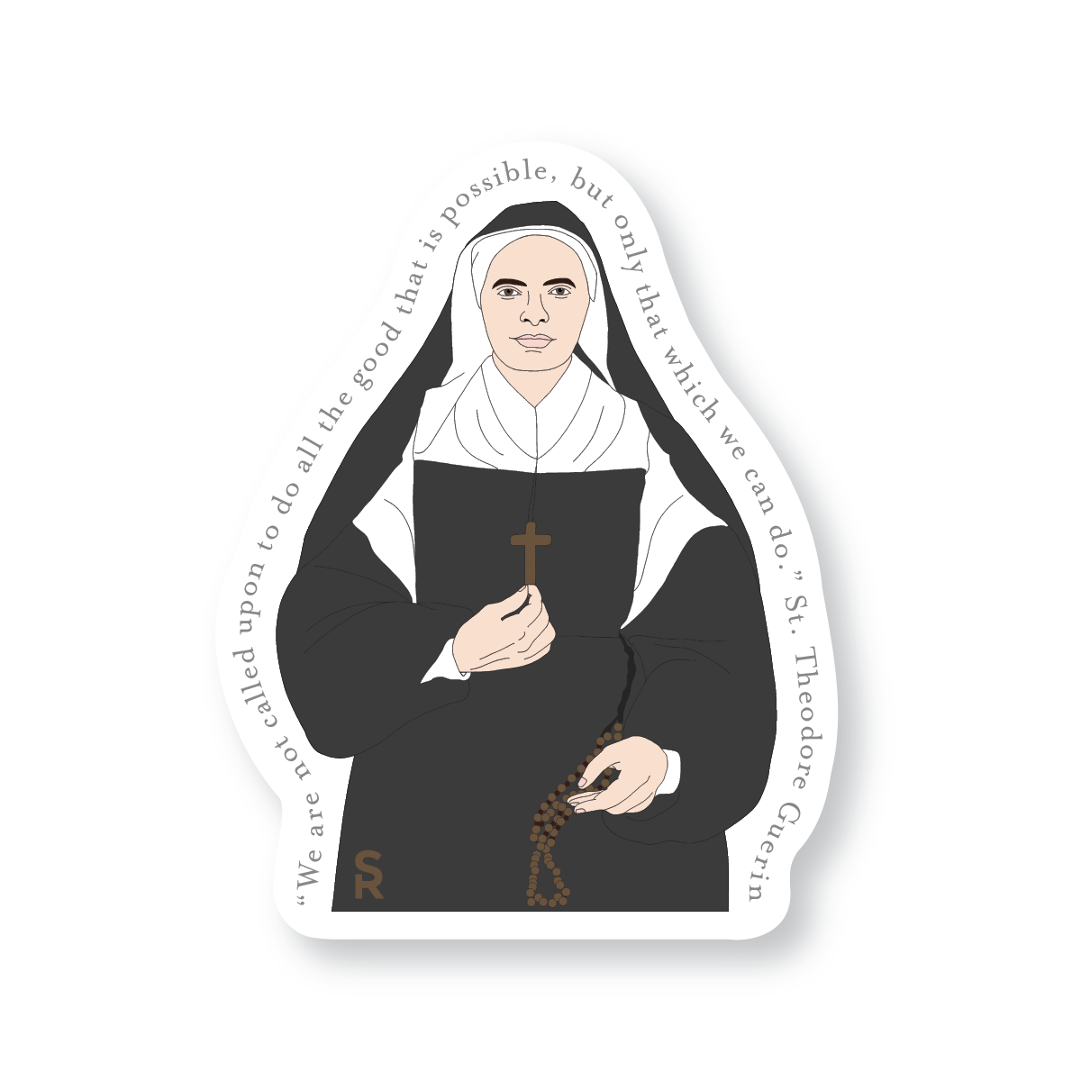 St. Theodore Guerin Sticker
