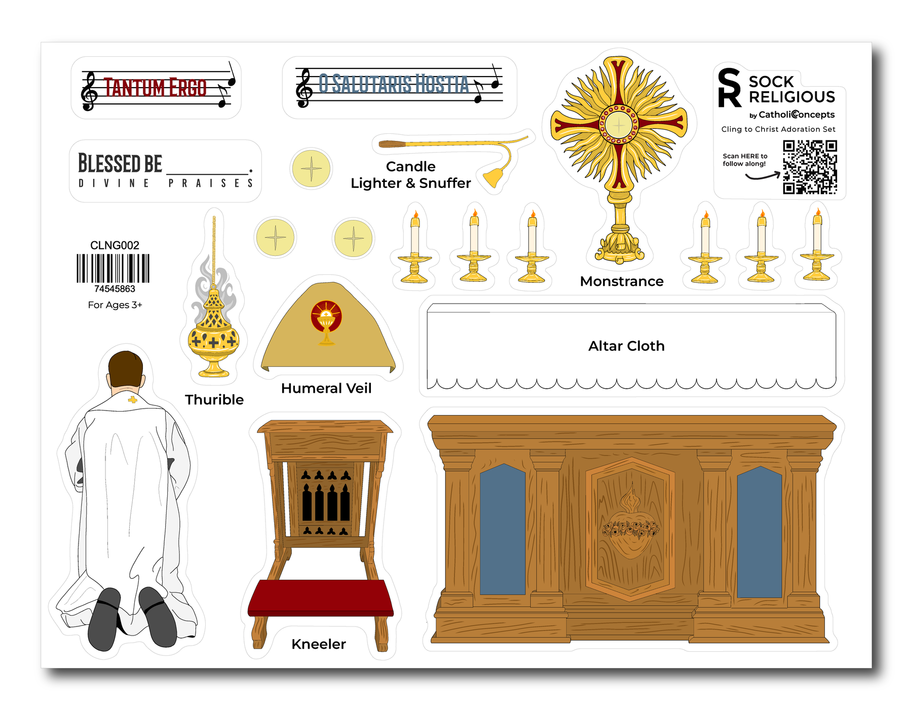 Adoration Cling Set