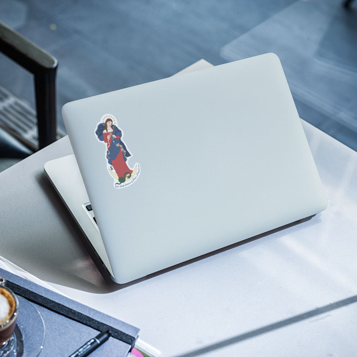 Our Lady Undoer of Knots Sticker