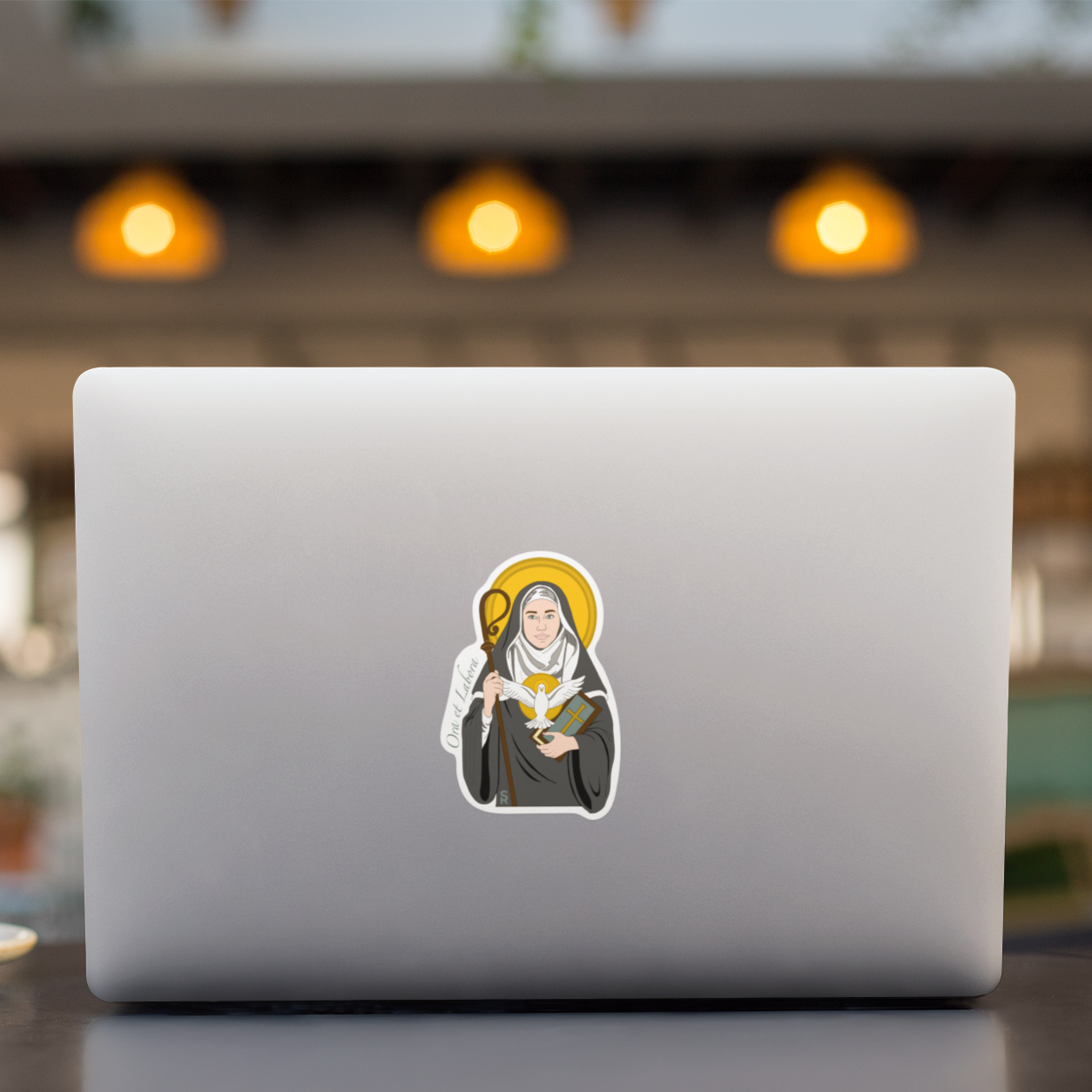 St. Scholastica Sticker