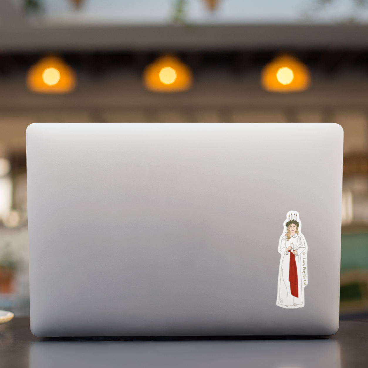 St. Lucy Sticker Sticker