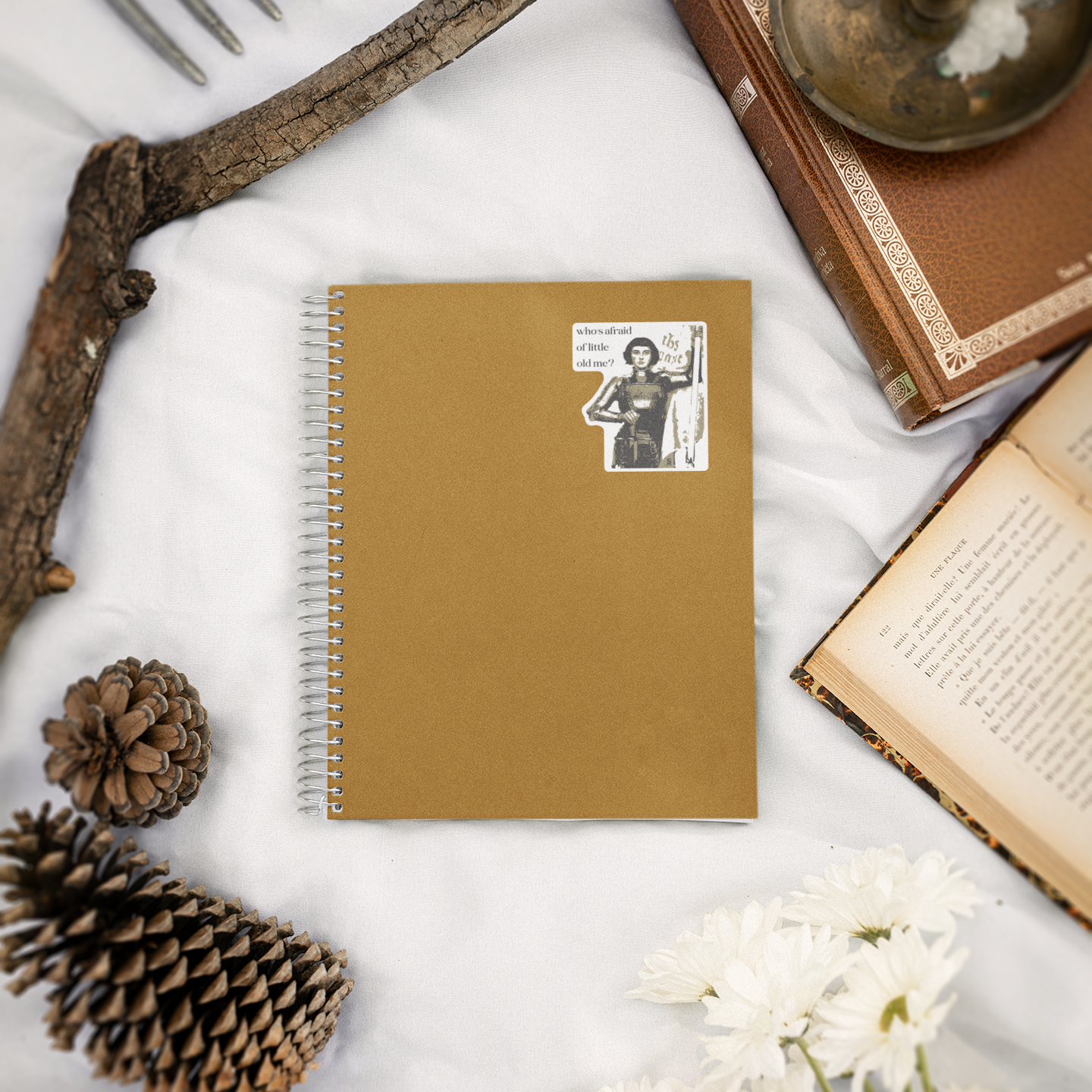 Who's Afraid of Little Old Me? - St. Joan of Arc Sticker