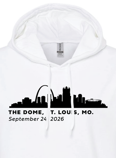 Official Beatification of Fulton Sheen - Skyline Hooded Sweatshirt