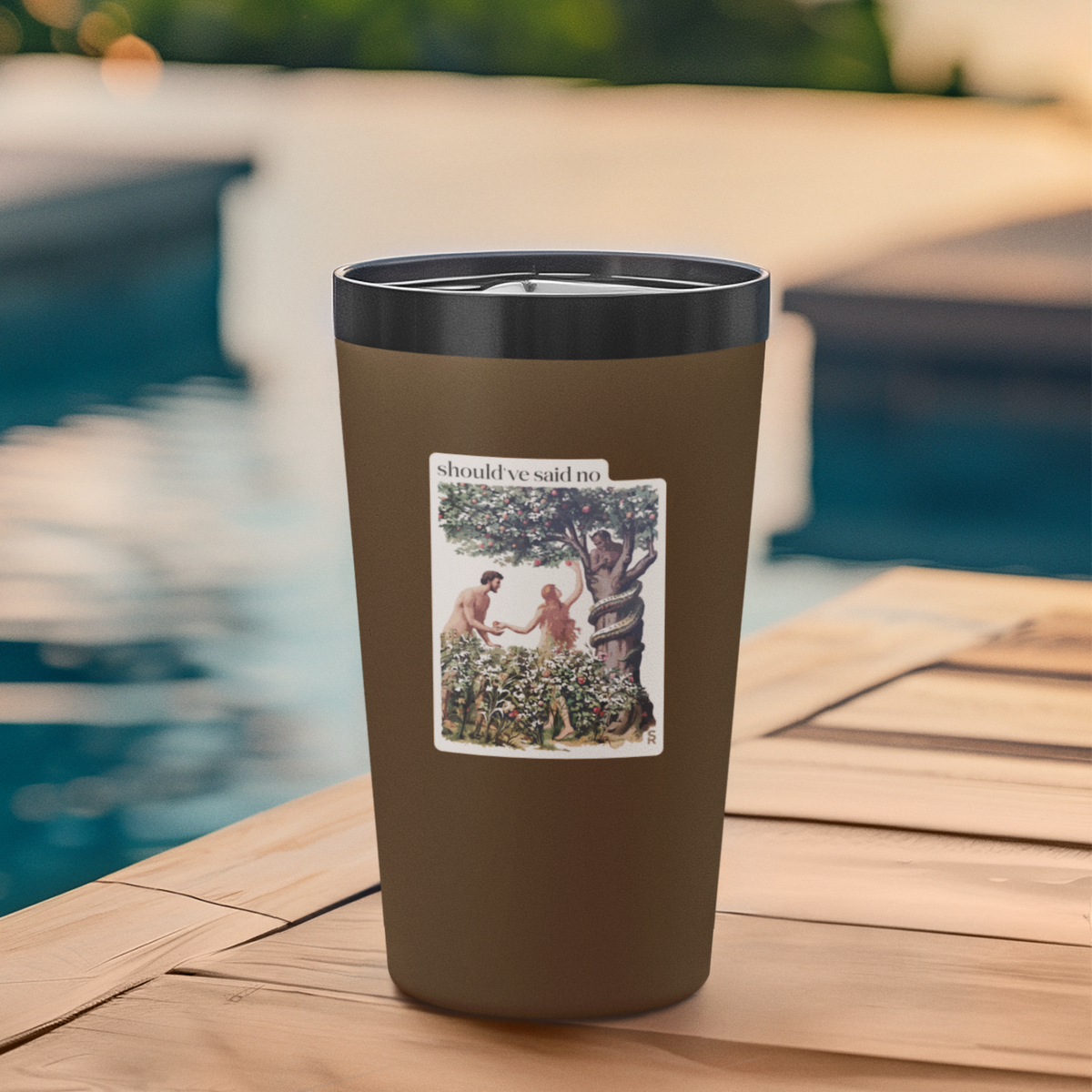 Should've Said No - Adam and Eve Sticker