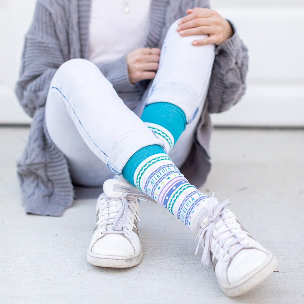 Easter Egg Adult XL Socks