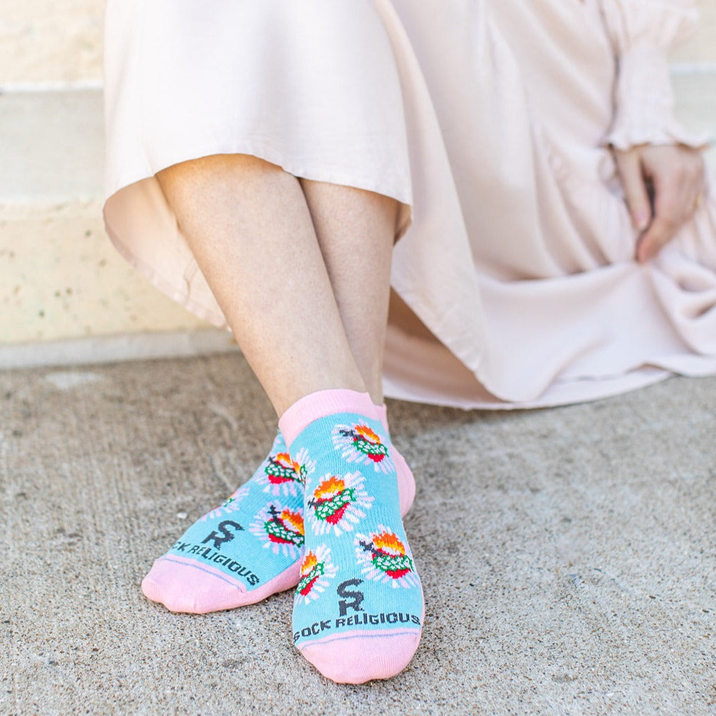 Immaculate Heart No Show Socks