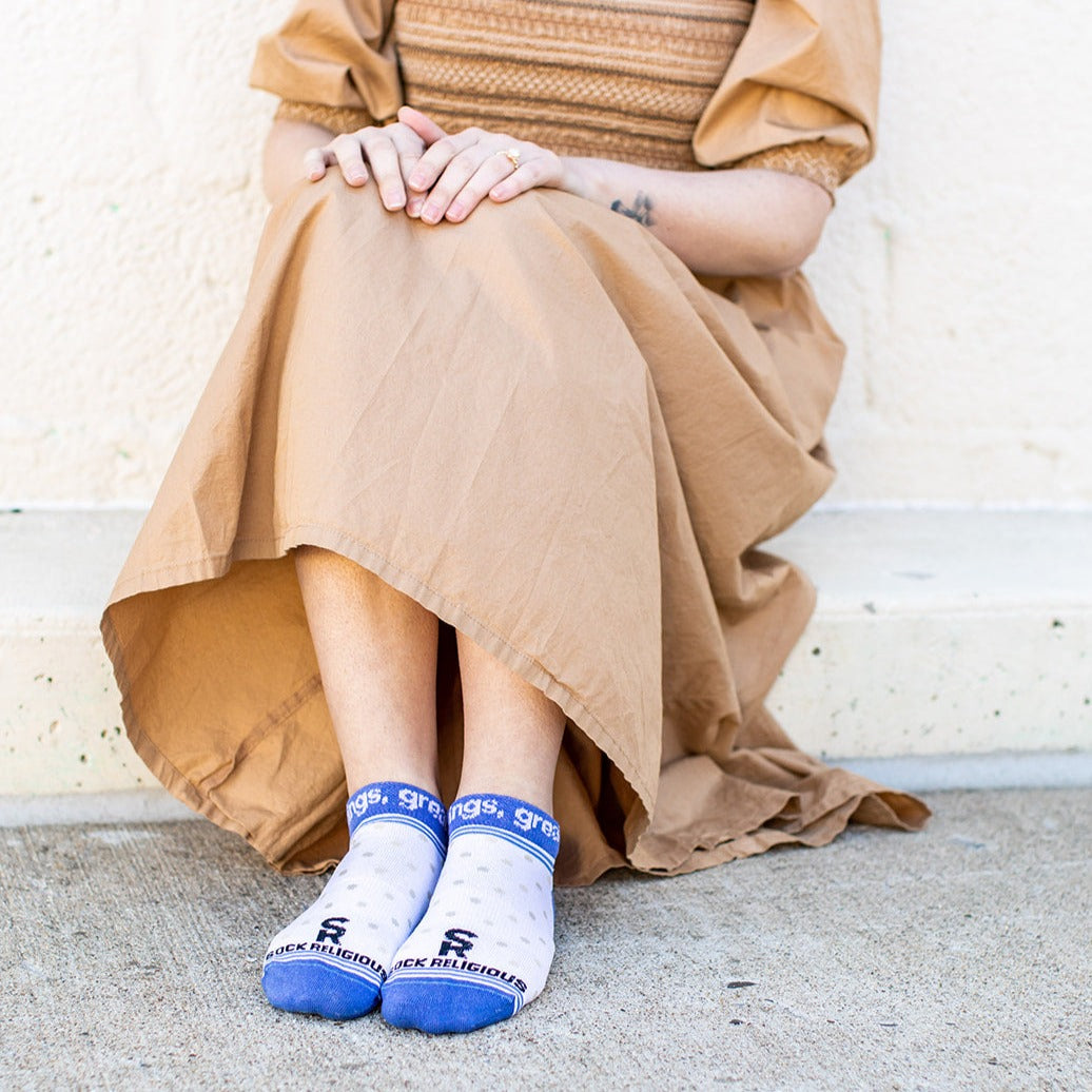 St. Teresa of Calcutta No Show Socks