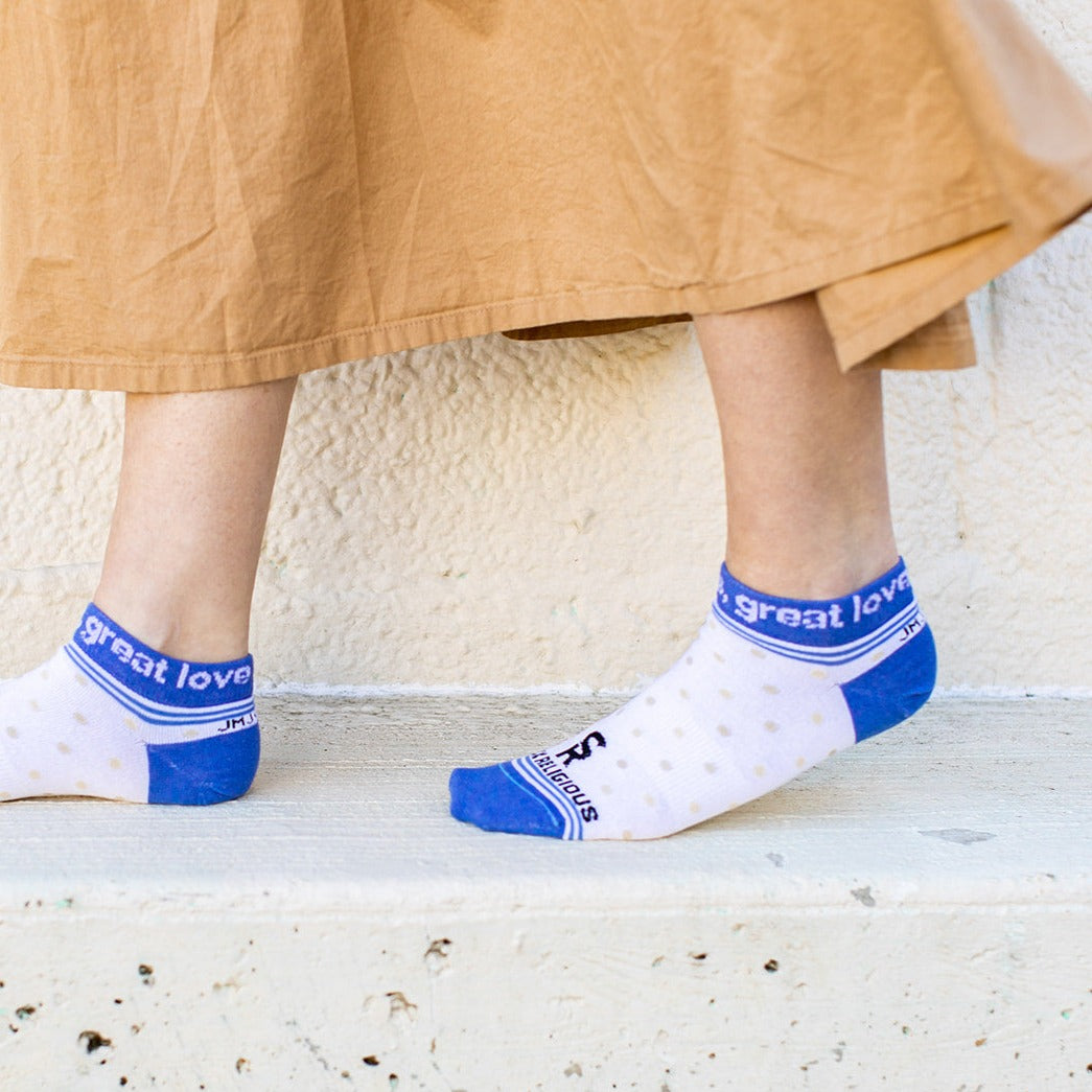 St. Teresa of Calcutta No Show Socks
