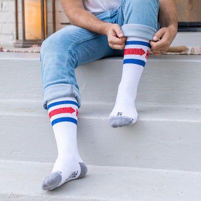 Dad + Kid: St. Sebastian - Patron of Athletes Socks – Matching Set