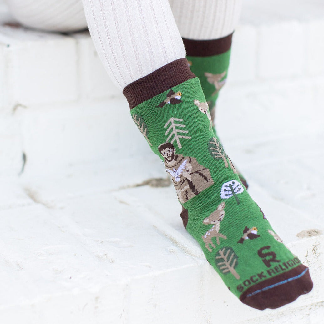 St. Francis of Assisi Kids Socks