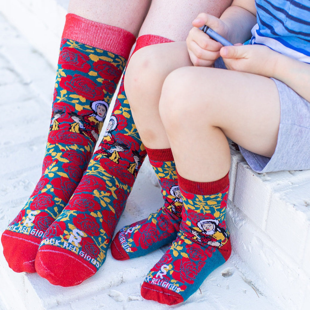 St. Thérèse of Lisieux Adult XL Socks