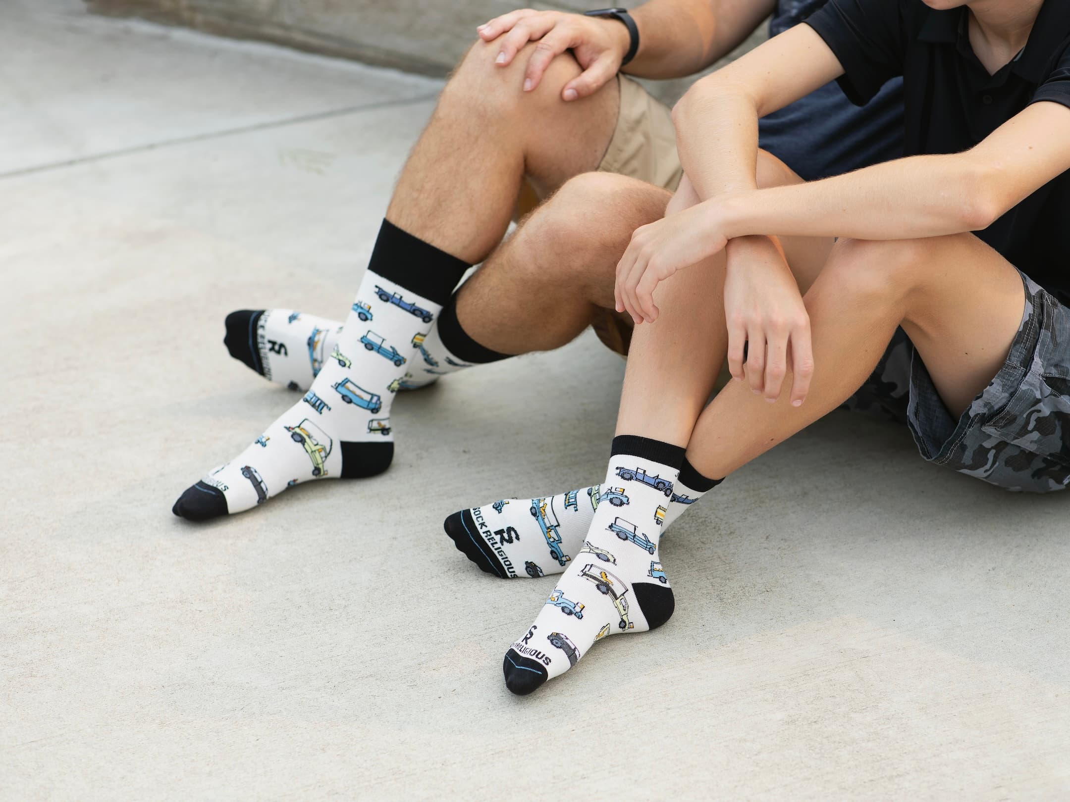 Dad + Son Matching Socks