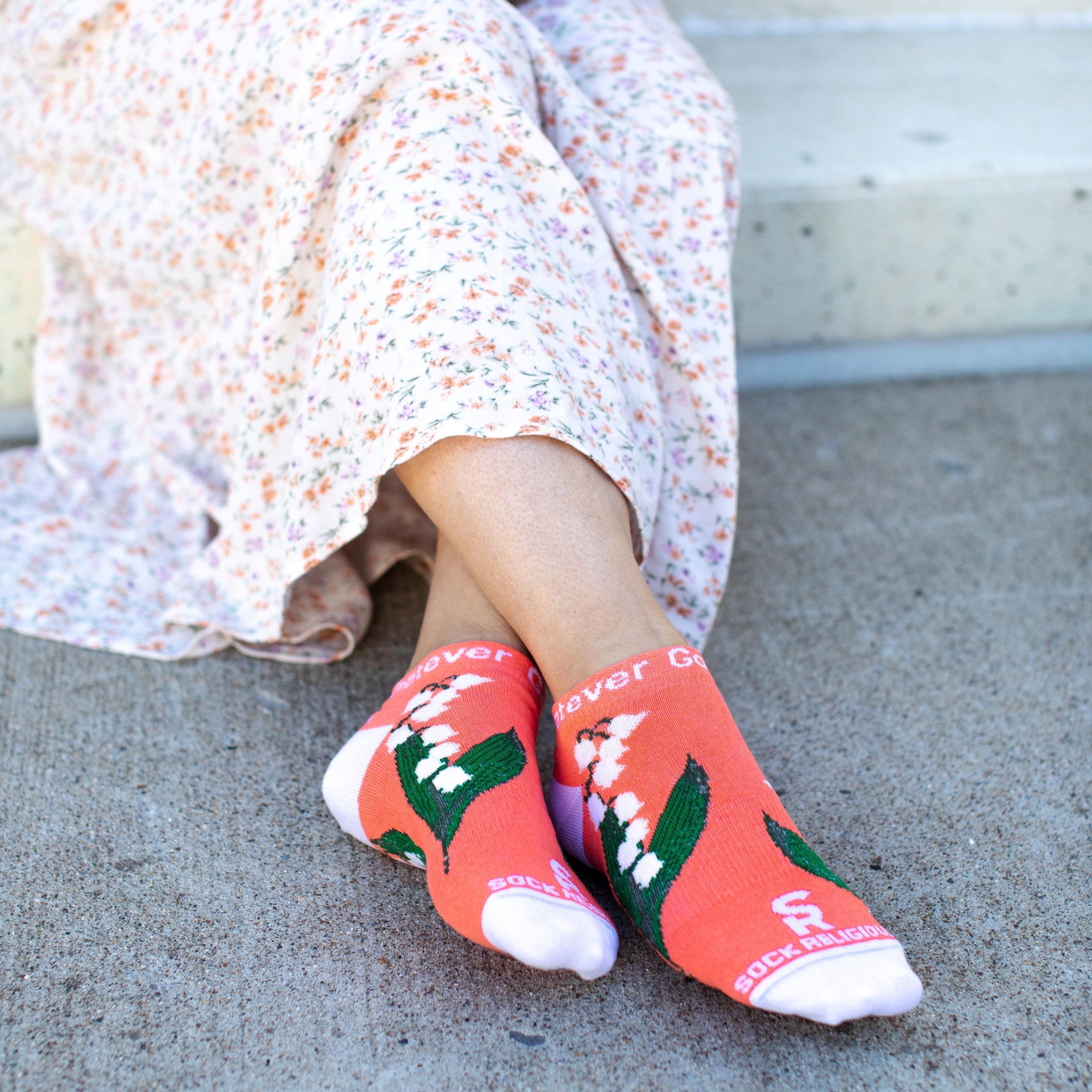 St. Gianna Molla No Show Socks
