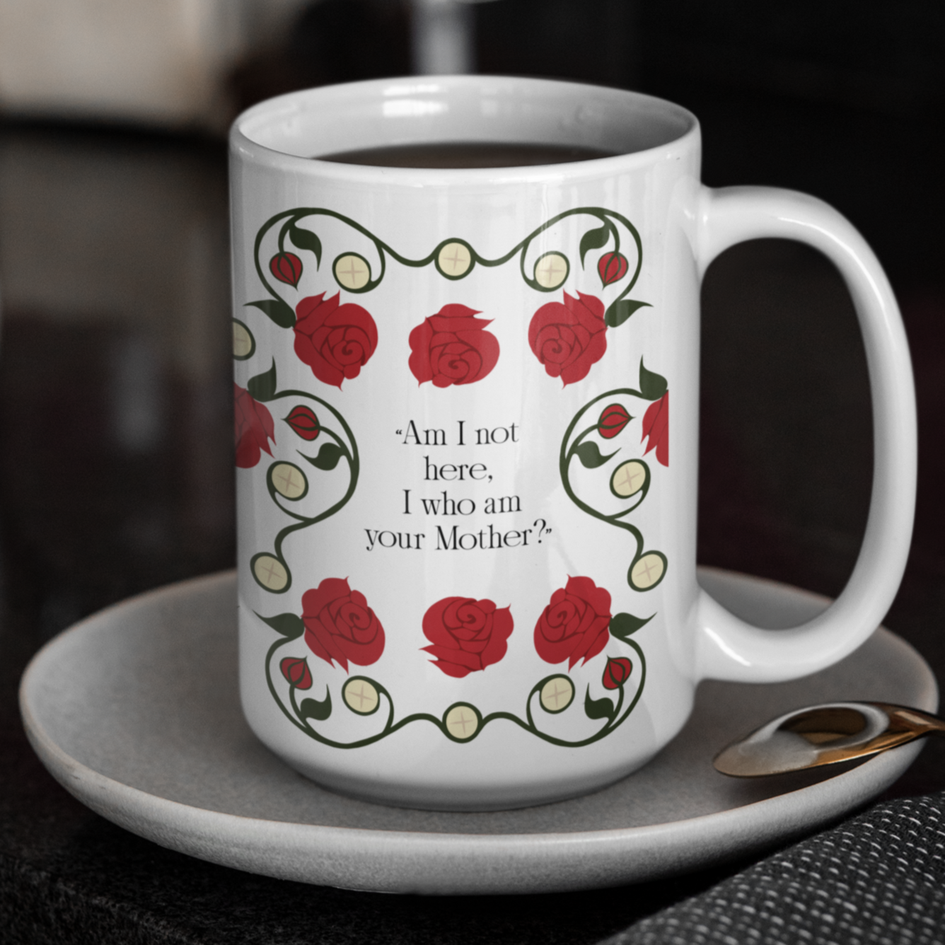 Our Lady of Guadalupe & The Eucharist Coffee Mug - 15 oz.