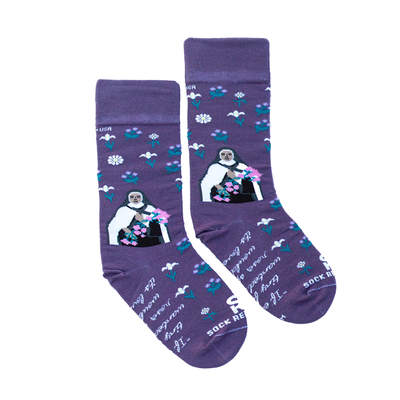St. Therese Wildflowers Adult Socks