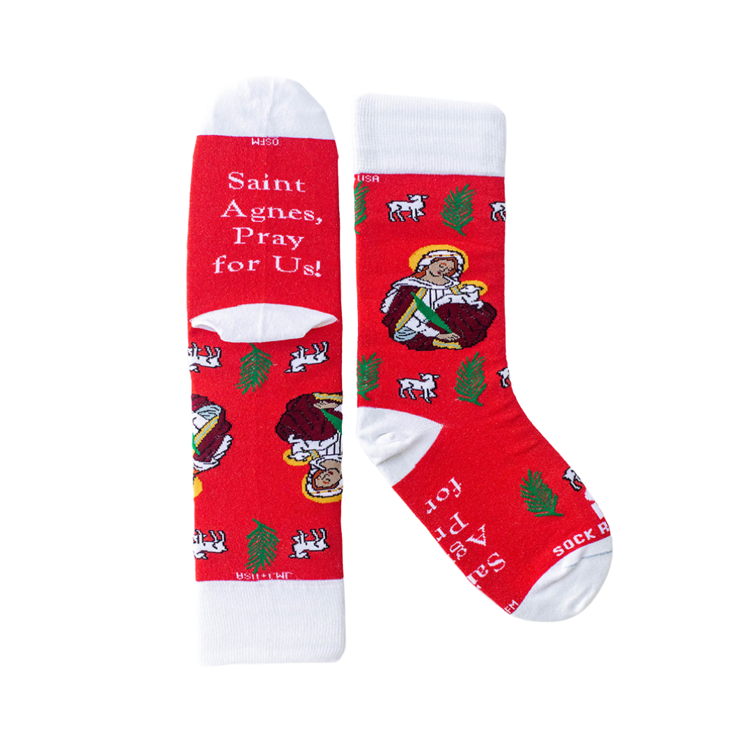 St. Agnes Adult Socks