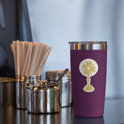 I Look at Him Monstrance Sticker