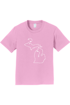 Michigan Catholic Rosary Youth T-shirt