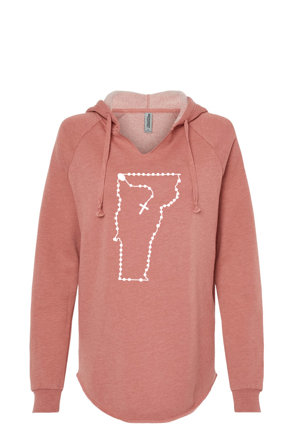 Vermont Catholic Rosary Drop Hoodie