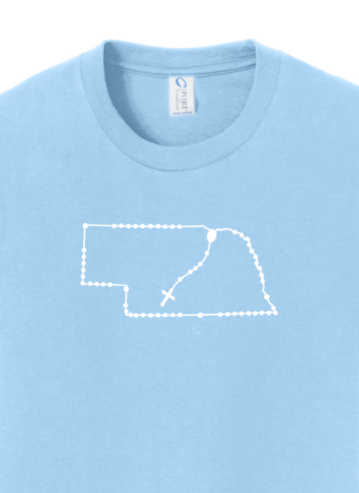 Nebraska Catholic Rosary Youth T-shirt