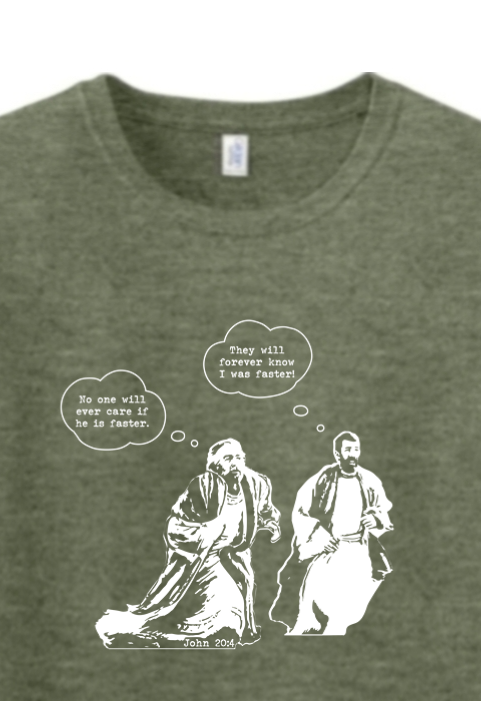 John Runs - John 20:4 T-Shirt