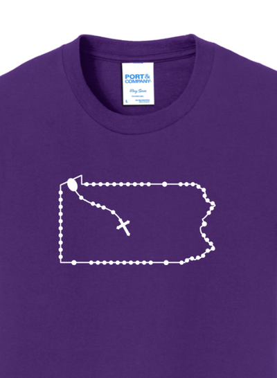Pennsylvania Catholic Rosary Youth T-shirt