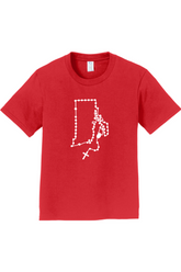 Rhode Island Catholic Rosary Youth T-shirt