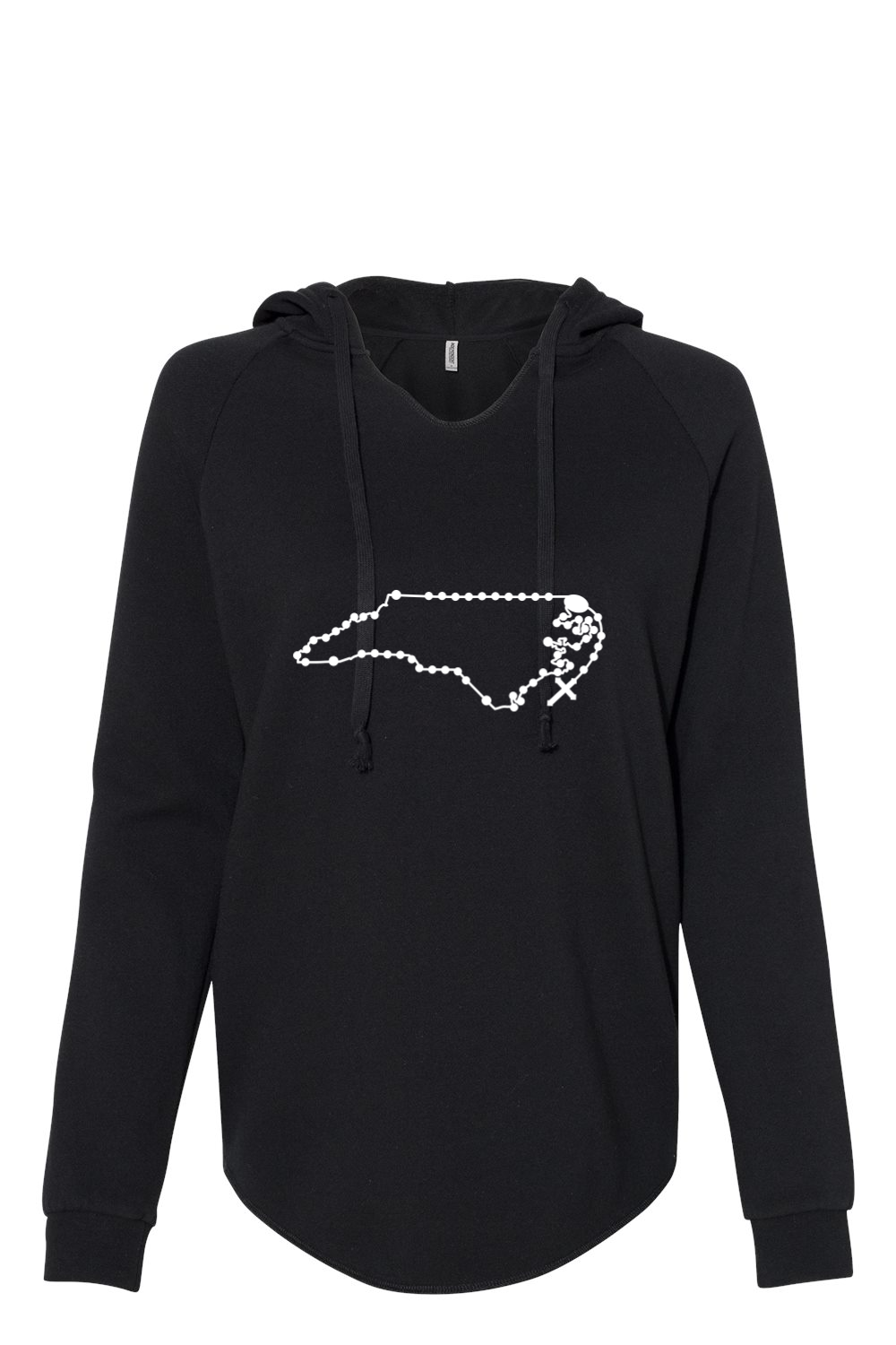 North Carolina Catholic Rosary Drop Hoodie