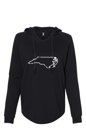North Carolina Catholic Rosary Drop Hoodie